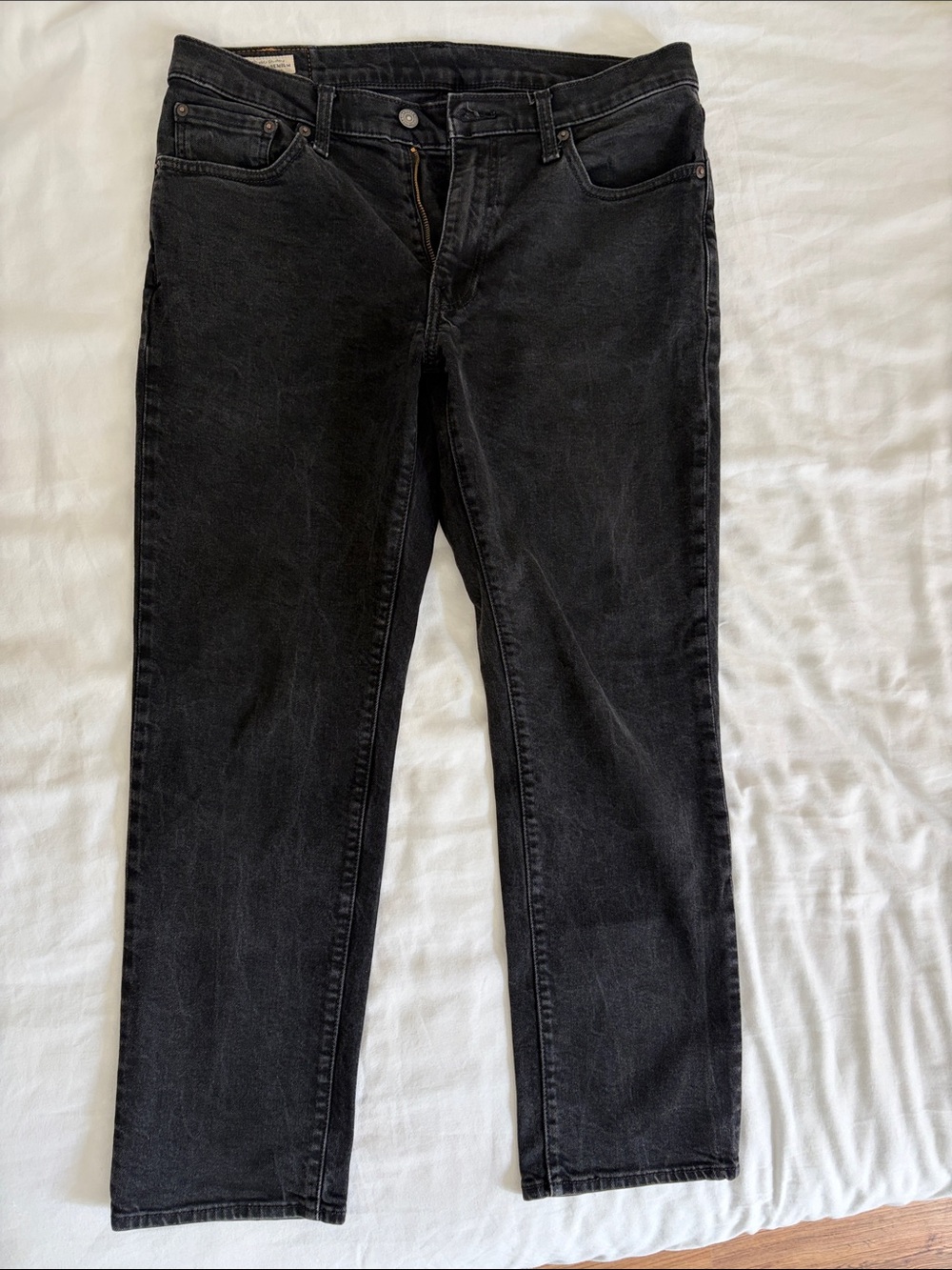 Levi's Black Slim Jeans - Classic Black Denim